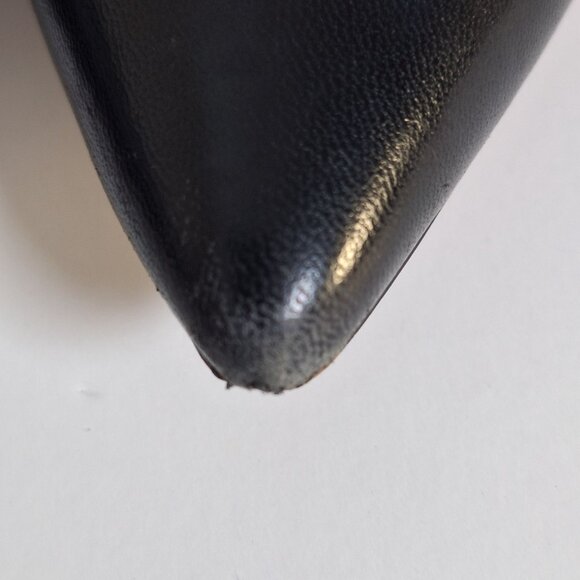 Sam Edelman Margie black patent leather high heels size 8 - Picture 3 of 13